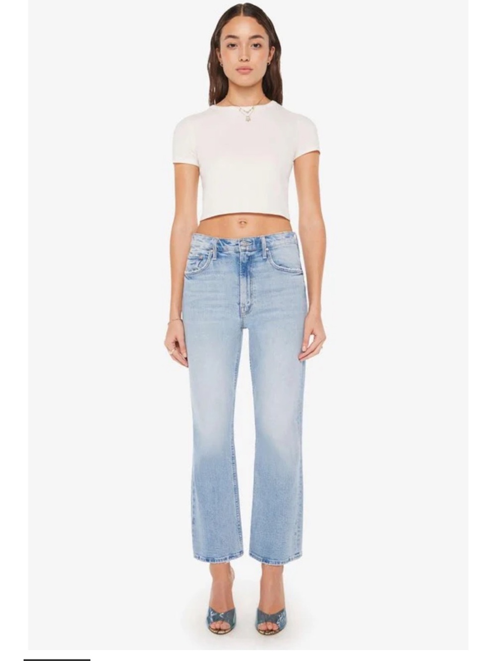 Mother superior The Scooter Ankle Jeans - Don't Be a Square size 26